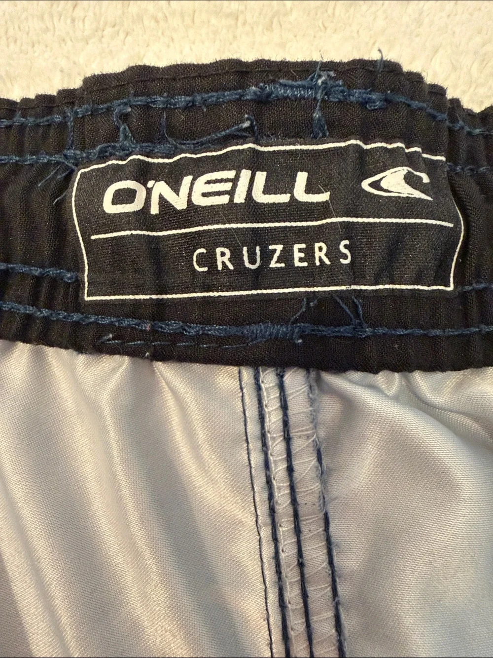O’Neill bathing suit with two pockets one back pocket with Velcro